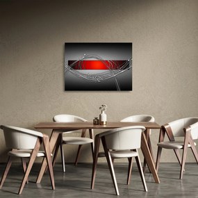 Tablou pe sticlă abstract (70x50 cm)