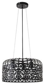 Rabalux 2158 - Lustră ALESSANDRA 3xE27/60W/230V negru