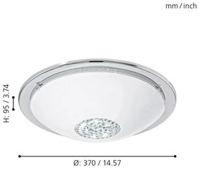 Plafonieră LED Eglo 93778 GIOLINA LED/12W/230V