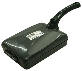 Perie pentru covoare cu două role gri închis