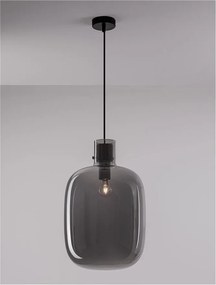 Lustra, Pendul design modern CINZIA fumuriu, 30cm