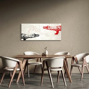 Tablou - Crocodili (120x50 cm)