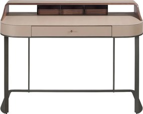 Birou deosebit design LUX Walnut-Leatherette Mink