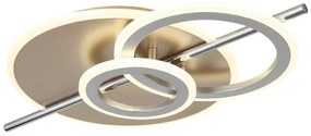 Plafoniera LED metal sampanie NORRIS