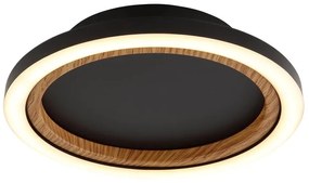 Plafoniera LED aluminiu cu efect de lemn DAKARI I
