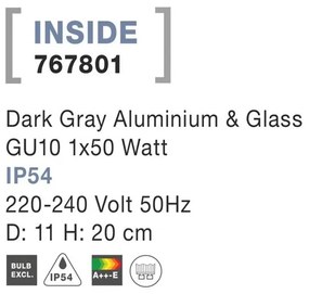 Tarus cu proiector iluminat exterior IP54 INSIDE NVL-767801