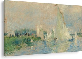 Tablou - Auguste Renoir, Regatta at Argenteuil, reproducere (90x60 cm)