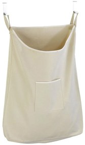 Sac din bumbac pentru haine de spălat, geantă KANGUR pentru suspendare pe ușă - 65 l, WENKO, bej