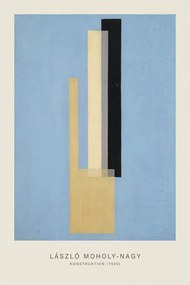 Reproducere Konstruktion (Original Bauhaus in Pale Blue, 1920) - Laszlo / László Maholy-Nagy