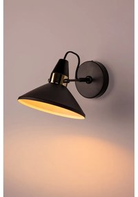 Aplică de perete neagră Jona – White Label