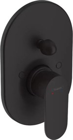 Baterie cada-dus incastrata Hansgrohe Vernis Blend negru mat fara corp incastrat