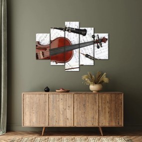 Tablou - Unelte muzicale (150x105 cm)