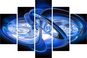 Tabloul abstract albastru (150x105 cm)