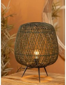 Lampă de masă MOZA 1xE27/60W/230V bambus verde