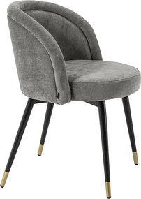 Set de 2 scaune design LUX Chloe, gri 114528 HZ