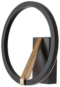 Aplica LED minimalista Renara negru auriu