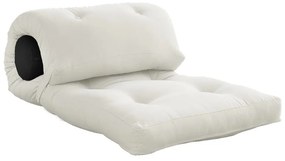 Saltea futon albă/gri 70x200 cm Wrap Natural/Dark Grey – Karup Design