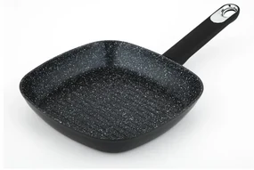 Tigaie Grill Marburg+, aluminiu, invelis Procalon Plus, 24X24 cm
