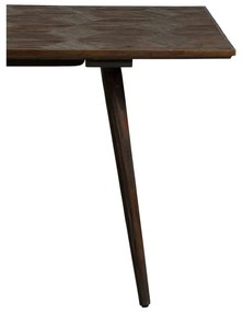 Masă de dining cu aspect de lemn de ulm 100x220 cm Diamond – DAN-FORM Denmark