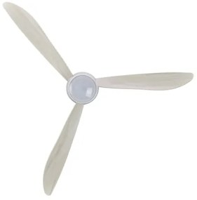 Ventilator LED de tavan Lucci air 512911 AIRFUSION LED/20W/230V lemn/alb + telecomandă