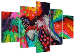 Tablou abstract - culori (150x105 cm)