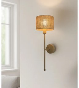 Lampă de perete MADELA 1xE14/40W/230V iută/bej