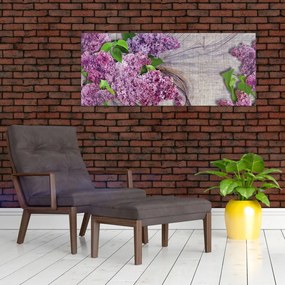 Tablou - Flori de liliac (120x50 cm)