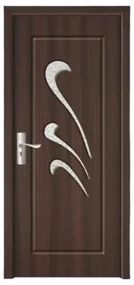 Usa Interior din MDF Novo Doors ND231, Cadru din Lemn Masiv, Geam Sablat, KIT COMPLET, Toc , Manere si balamale incluse (Culoare: Wenge, Dimensiune: