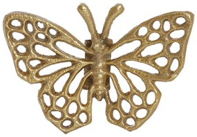 Decorațiune de perete din metal 10x7 cm Butterfly – Light &amp; Living