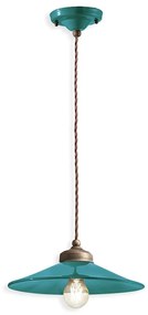 Pendul design retro realizat manual din ceramica si metal COLORS