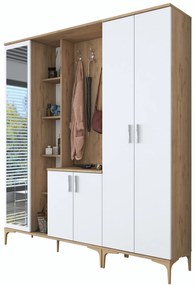 Hol Emily 29 (cu oglindă) (nuc + alb). 1106736