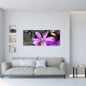 Tablou -flori de câmp (120x50 cm), în 40 de alte dimensiuni noi