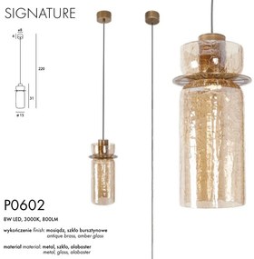 Lustra suspendata LED moderna Signature B