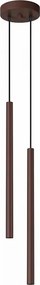 Sollux SL.2146 - Lustră pe cablu PASTELO 2xG9/8W/230V maro