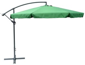 Umbrelă de soare EXCLUSIVE lateral - verde 300cm