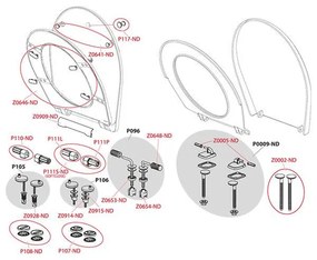 Capac WC, Alcadrain, universal, soft close, alb