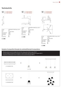 Redo 01-1495 - Lustră LED pe cablu LOLLI, 6W, 230V, Ø 14 cm, albă
