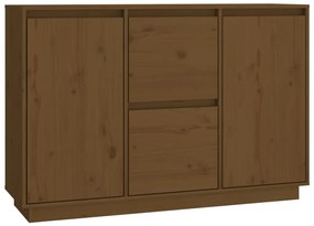 814312 vidaXL Servantă, maro miere, 111x34x75 cm, lemn masiv de pin