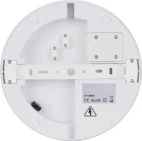 Brilagi - Plafonieră LED de exterior BENE LED/18W/230V Ø 21,5 cm albă IP54