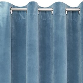 Draperii albastre monocrom 140X250 cm