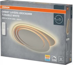 Osram - LED Corp de iluminat de tavan dimabil ORBIS LAYERS LED/50W/230V 2600-6000K+DO