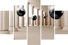 Tablou - Minge între stâlpi (150x105 cm)