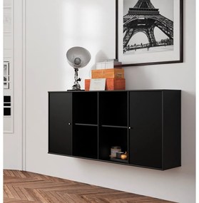 Sistem de rafturi modulare negru 136x69 cm Mistral Kubus - Hammel Furniture