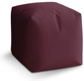 Taburet Cube roșu-violet, violet
