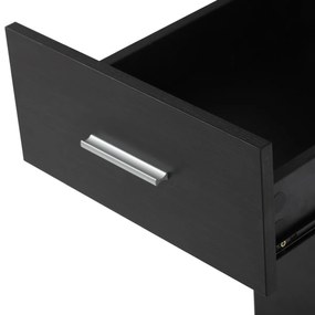 Masă de birou 3218 OAK, negru și stejar