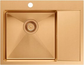 Chiuveta inox RUSSEL 116 cupru