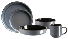 Set de masă Mäser 10 piese ALENIA, albastru