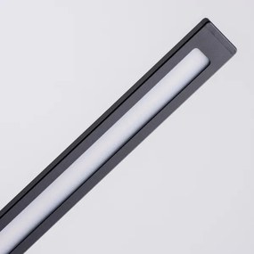 Brilagi - Lampă de birou LED tactilă cu dimmer, încărcare wireless QI, LED/7W/5V 3000/4000/6000K, negru