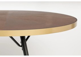 Masă de dining cu blat cu aspect de lemn de frasin 90x180 cm Denise – White Label