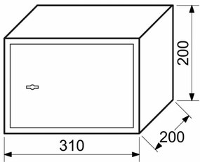 Seif din oțel cu încuietoare mecanică  RS.20.K
